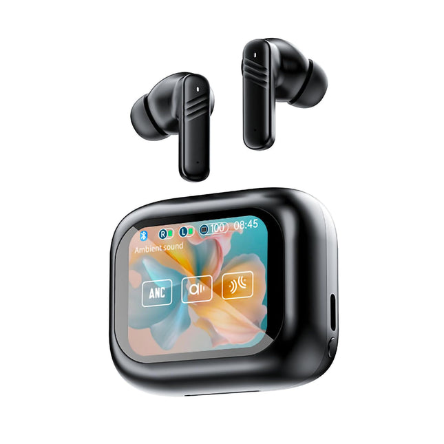 LX-10 Hybrid Active Noise Cancelling Wireless Earbuds BT 5.4 Play Time 4-5 Hours Stereo In-Ear Headphones, Environment N