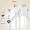 [Apple MFi Certified]10FT Fast iPhone Charger,Extra Long Apple Charger Fast Charging 2Pack USB C Charger Block Plug + 10Foot Lightning Cable Cord