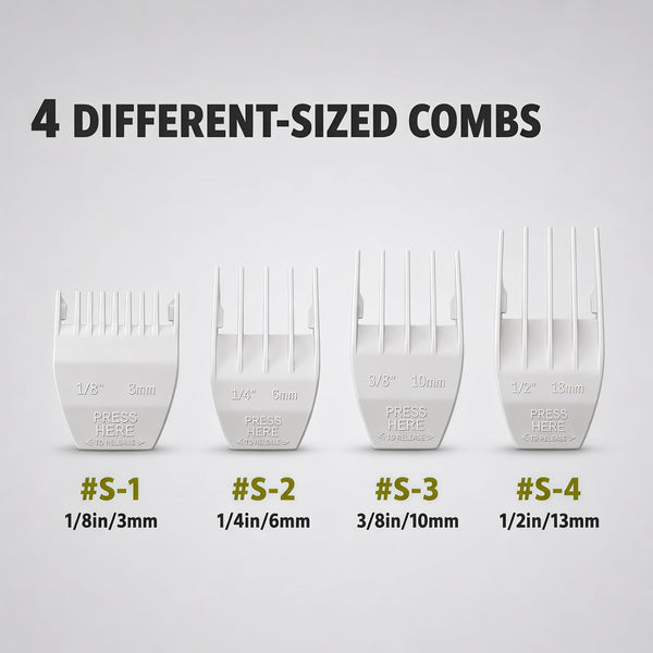 Trimmer Replacement Blades #2068-300 Compatible with Wahl Peanut Clipper | 2 Pack White Professional Peanut Clipper/Trimmer Snap-on Replacement