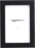Amazon Basics Rectangular Photo Picture Frame, 6 X 4 Inches, Pack of 5, Black