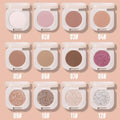 Glitter Shimmer Sparkle Eyeshadow Palette Makeup for Green Blue Eyes, Pearl White Silver Glitter Shimmer Metallic Holographic Multichrome Cream