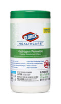 Clorox Healthcare Hydrogen Peroxide Cleaner Disinfectant Wipes, 6.75" x 9", 95 Count (Package May Vary) 95 Count (Pack of 1)
