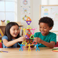 MAGMEN Magnetic Fidget Figures | Travel Toys for Kids (10-Piece Solid) 10 Piece Solid