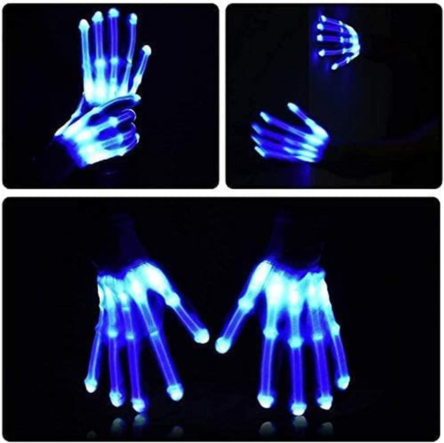 Cool Toys Gifts Blue LED Gloves,Rave Flashing Light up Gloves,Toys for Boys Girl