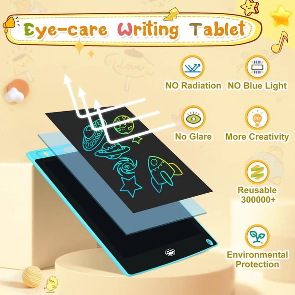 2 Pack LCD Writing Tablet, Electronic Drawing Writing Board, Erasable Drawing Doodle Board, Doodle Pad Toys for Kids Adults Learning & Education,