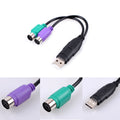 UCEC PS/2 to USB Adapter Converter for PS2 Keyboard Mouse