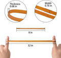 120 Pack Large Rubber Bands, Heavy Duty Trash Can Band, Strong Elastic Bands for School Home Office Supplies, Garbage Cans, File Folders, (8 x