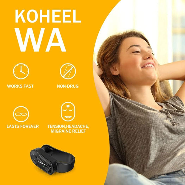 KOHEEL Wearable Acupressure Device for Headache, Migraine, Tension Relief - Support Acupressure Relaxation, Stress Alleviation, Soothing Muscle
