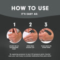 Aculief 1-Pack Wearable Natural Acupressure Support for Relaxation, Headache, Migraine, Stress Alleviation & Tension Relief, Soothes Muscle Pain