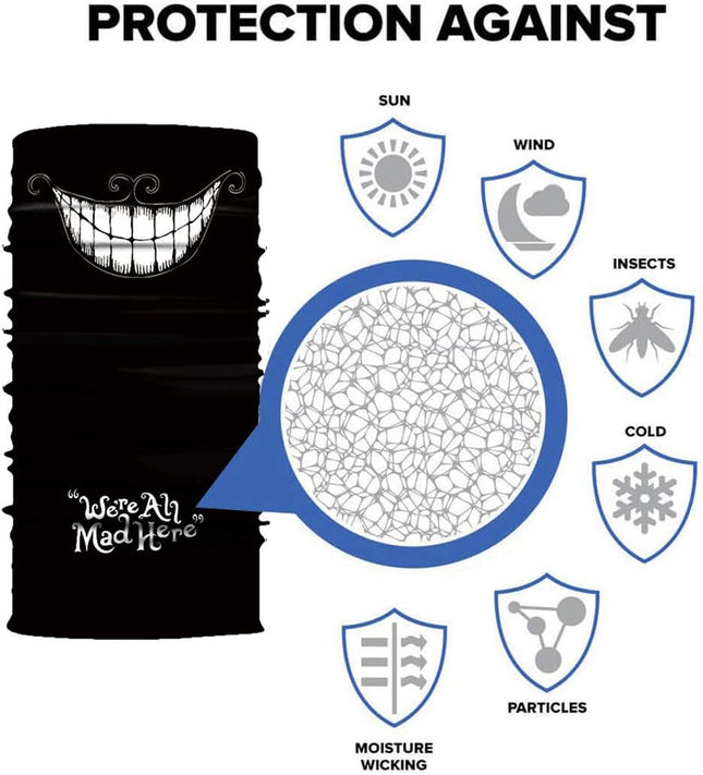 Seamless Neck Gaiter Shield Scarf Bandana Face Mask Seamless UV Protection for M