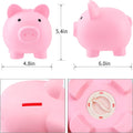 GADIEDIE Large Piggy Banks, Cute Plastic Pig Money Box, Piggy Bank for Girls and Boys, Unbreakable Plastic Coin Bank Fun Gifts for Birthday,
