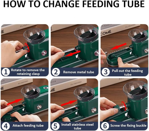 Electric Cigarette Rolling Machine Automatic Electric Cigarette Injector Machine Set with Metal Ashtray Cigarette Tips 3 in 1 Tubes for