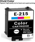 215 Ink Cartridges T215 Remanufactured for WF-100 wf100 Printer, Pigment, 5-Pack: 3 Black, 2 Color