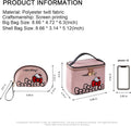 AmBealla Travel Makeup Bag Large Cosmetic Bags with Brush Holder,Pink Waterproof 2PCS Portable Cosmetic Case for Women,Toiletry Storage Bag for