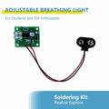 EI Electronic Breathing Light Soldering Practice kit LED Electronic Assembly kit Soldering Iron kit Electronics Component Teenage Engineering