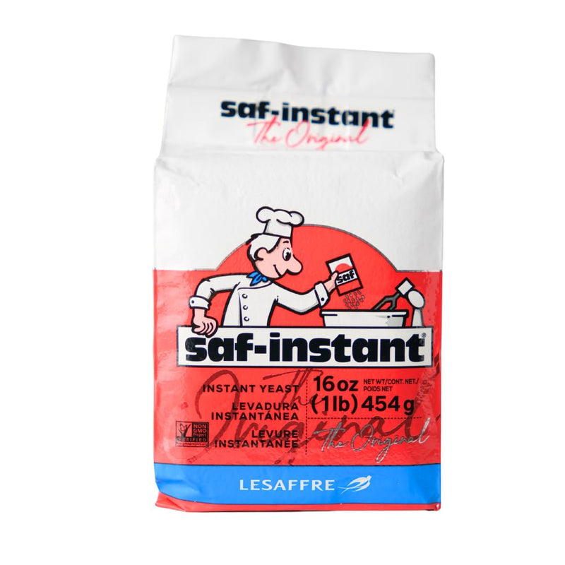 SAF Instant Yeast Red for Baking Cake, Bread and Dough, 1 Pound (1 Pack) 16 Ounce (Pack of 1)