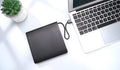 ROOFULL External CD DVD Drive for Laptop, USB 3.0 Type-C Portable CD/DVD Player Burner Reader Writer Adapter for Windows 11/10 Computer Mac