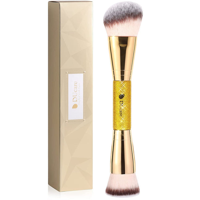 Ducare Foundation Brush Contour Bronzer Makeup Brush Double Ended Self Tanner Br