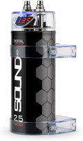 Soundbox SCAP2D, 2.5 Farad Digital Capacitor for Car Audio - 2500 Watts