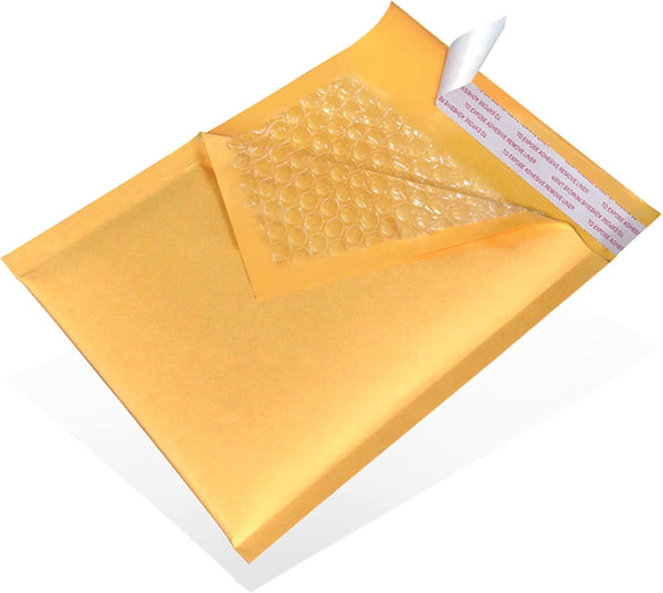 500#000 4x8 Kraft Paper Bubble Padded Envelopes Mailers Shipping Case 4"x8"