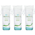 Organyc 100% Organic Cotton Rounds - Biodegradable Cotton, Chemical Free, for Sensitive Skin (210Count) - Daily Cosmetics Beauty and Personal Care
