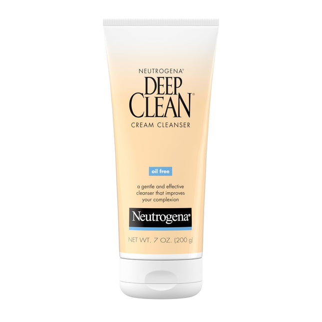 Neutrogena Deep Clean Daily Facial Cream Cleanser with Beta Hydroxy Acid to Remo