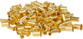 160pcs Tube OD(1/4" 5/16'' 3/8" 1/2") Brass Compression Insert,Brass Compression Fitting Assortment Kit, Insert Tube Support Compression Sleeve