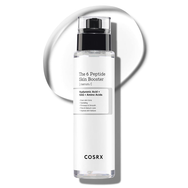 COSRX 6X Peptide Collagen Booster Toner Serum, Niacinamide & Hyaluronic Acid Facial Essence for All Skin Types, Korean Skin Care, Paraben Free,