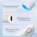 Born Pretty Mini U V Nail Lamp,Handheld Gel Polish Dryer,USB Rechargeable & Eye-Safe,Quick Cure for Gel Nails, Rhinestone Glue & Nail