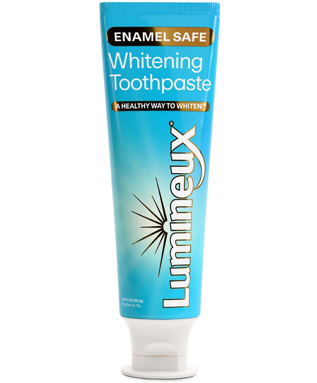 Lumineux Teeth Whitening Toothpaste - Peroxide Free, Enamel Safe for Sensitive Whiter Teeth - Fluoride Free, No Alcohol,