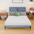 PayLessHere | 5 Inch Full Mattress | Medium Firm Base Foam Mattress | Removable Washable Zipper Cover | Breathable & Comfortable | White | Bed in