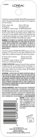 L'Oreal Paris Cosmetics Infallible Pro-Last Waterproof Pencil Eyeliner, Black, 0.042 Ounce,1 Count