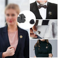 Lapel Pin Backs, Safety Backs for Brooch Tie Hat Badge Insignia Black 100