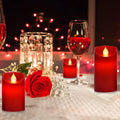 Flameless Battery Operated LED Candles, Remote Control Electric Realistic Candles Flickering Real Wax 4/5/6 Inch 3PACK with 2/4/6/8 Hour Timer for