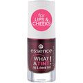essence What a Tint! Lip & Cheek Stain (01 | Kiss from a Rose) | 2-in-1 Long-Lasting, Buildable, Non-Sticky, Transfer-Proof, Liquid Blush; Vegan &