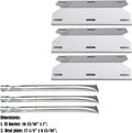 Parts Kit DG105 Replacement for Charmglow Home Depot 3 Burner 720-0230; 720-0036-HD-05 Gas Grill Burners & Heat Plates (Stainless Steel Burner +