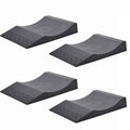 Maxsa 37353 Park Right Tire Saver Ramps for Flat Spot Flat Tire Prevention and Vehicle Storage for Vehicles up to 10 Tons, Black, Set of 4