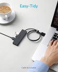 Anker USB Hub 4 Ports, Multiple USB 3.0 Hub, USB Splitter for Laptop, Extender for A Port Laptop, PC, Desktop and More [Charging Not