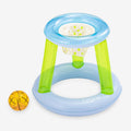 Funsicle 2ft Floating Basketball Set, Inflatable Sports Pool Game, Includes Inflatable Basketball & Hoop, Multicolor, Age 3 & up, Unisex