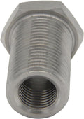 Stainless Steel Bulkhead Fitting 1/4" NPT Female Bulked Coupler Thru-Bulk Tank Fitting Connector (Pack of 2)