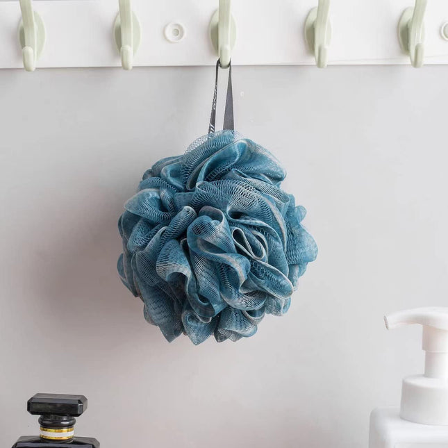 Darkblue Bath Shower Loofah Sponge, Skin Care Men Women Bathing Accessories 50G 