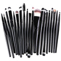 Makeup Brushes ZHIYE Make up Brush Set 20 Pcs Professional Face Eyeliner for Foundation Blush Concealer Eyeshadow with Travel Black