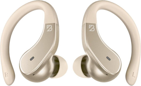 Back Bay Audio - Runner's Wireless Earbuds Bluetooth Headphones for Sports, Hook Over the Ear Buds, Deep Bass, Wrap Around Earphones with Earhooks