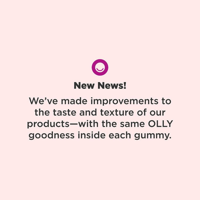 OLLY Teen Girl Multi Gummy, Healthy Skin and Immune Support*- 70 Count 70 Count