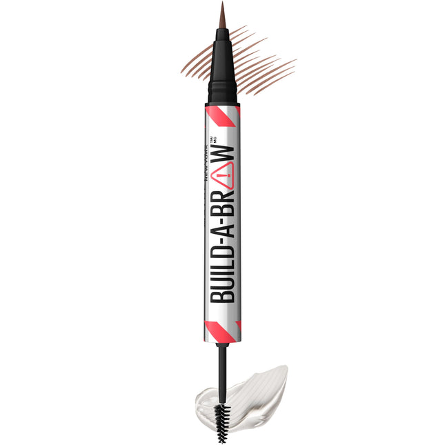 Maybelline Build-A-Brow 2-In-1 Brow Pen and Sealing Eyebrow Gel, Eyebrow Makeup 