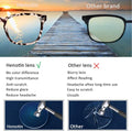 Henotin 4-Pack Blue Light Blocking Reading Glasses Women Men,Spring Hinge Computer Readers,Anti UV Ray Square Nerd Eyeglasses (Mixed Color, 1.25,