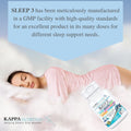 KAPPA NUTRITION Sleep 5, Sleep Aid, 5Mg of Melatonin, 60-Day Supply, Non-Habit Forming Vegan Capsules Natural Ingredients for Easier Bedtime,