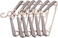 6-Pack Heavy Duty Plastic Extra-Wide Arm 15"-23" Suits Clothes Hangers with Swivel Hooks,Perfect for Coat,Jacket,Dress,Shirt,Trousers or Closet