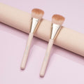 Angled Blush Brush, Blush Makeup Brush, Detail Blush Brush, Fluffy Blush Brushes for Cheeks, Contour Makeup Brushes, Power Contour Brush - Gold