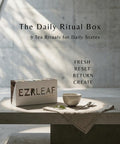 EZR Leaf Herbal & Fruit Tea Sampler Gift Box – 22 Pyramid Tea Bags with 9 Fruit & Floral Blends – Low & Caffeine Free Assortment for Relaxing Tea